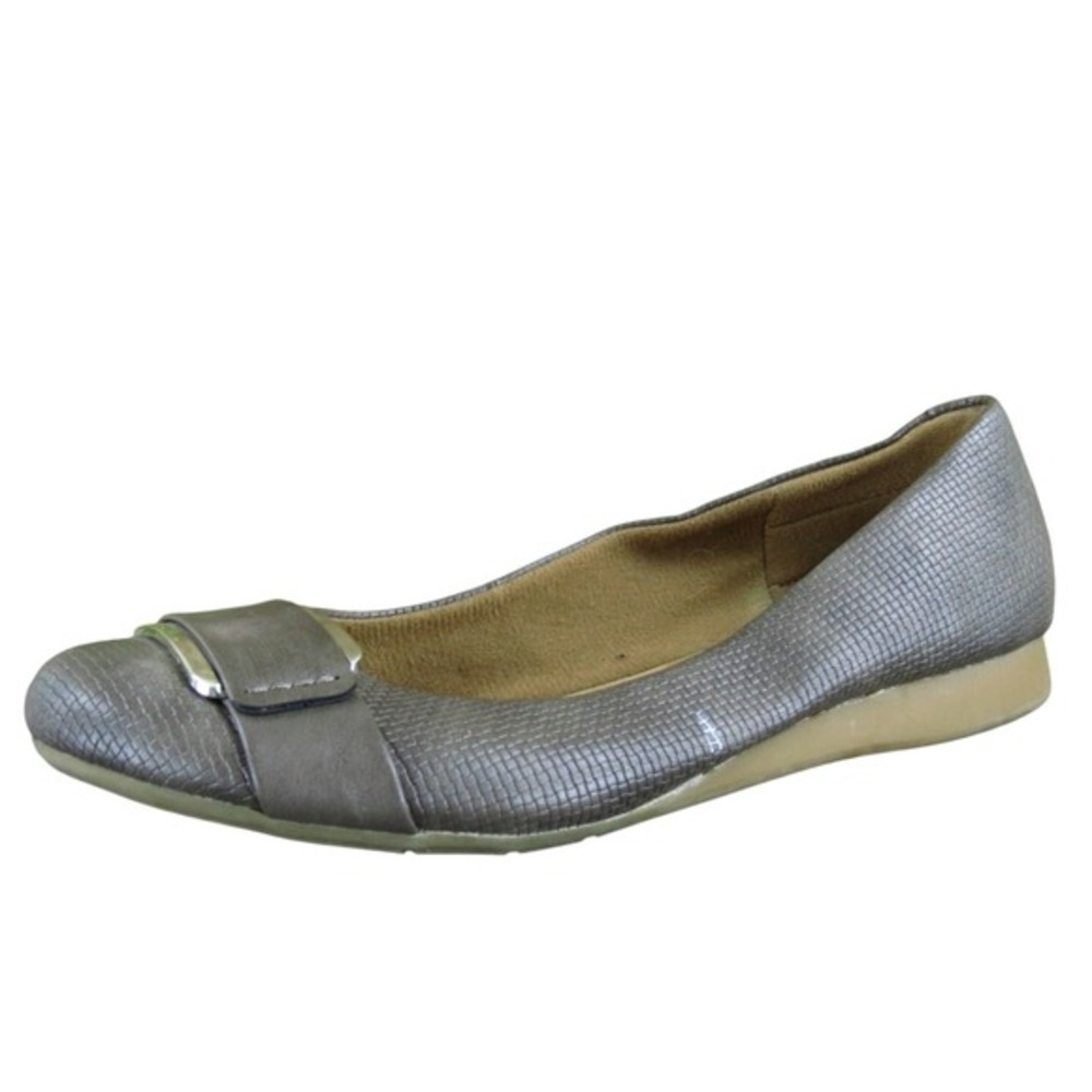 Eurosoft Giana Comfort‎ Flats Slip On Loafers Metallic Bronze Shoes Size 9.5